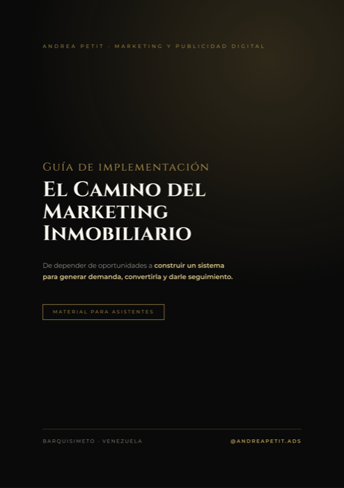 Portada de la Guía de implementación — El Camino del Marketing Inmobiliario